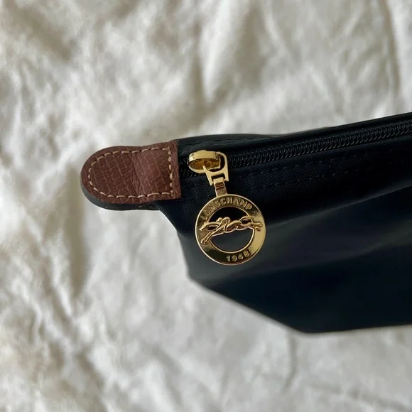 Longchamp Le Pliage Original L Black and Brown Tote Bag - Picture 5 of 10